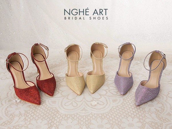 Giày Mùa Lễ Hội: Tỏa Sáng Với 3 Màu Độc Đáo Từ Nghé Art