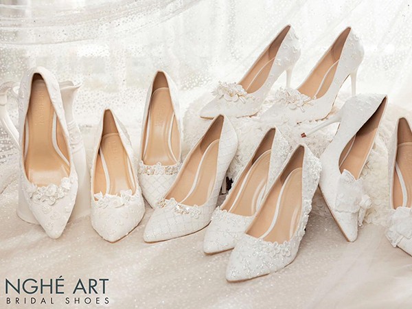 Giày Cưới Ren – Tìm Kiếm Sự Hoàn Hảo Cho Ngày Trọng Đại Cùng Nghé Art Bridal Shoes